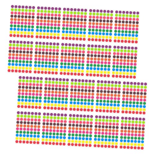 Gogogmee 1400 Stück Teiliges Bunte Runde Klebepunkte Selbstklebende Farbige Kreisaufkleber zum Beschriften Klassifizieren und Versiegeln für Büro und Haushalt Gogogmee 1400 Stück Teiliges Bunte Runde Klebepunkte Selbstklebende Farbige Kreisaufkleber zum Beschriften Klassifizieren und Versiegeln für Büro und Haushalt von Gogogmee