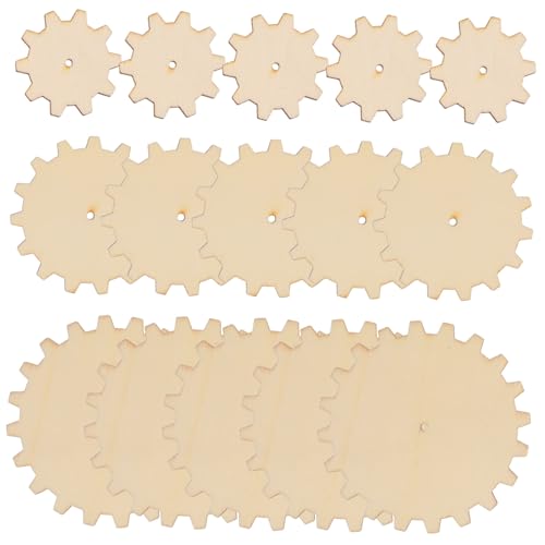 Gogogmee 15 Stk. Teiliges Unvollendete Holzräder zum Basteln Natürliche Holzscheiben in Vielseitig für Kreative DIY Projekte Dekoration und Lernspielzeug Gogogmee 15 Stk. Teiliges Unvollendete Holzräder zum Basteln Natürliche Holzscheiben in Vielseitig für Kreative DIY Projekte Dekoration und Lernspielzeug von Gogogmee