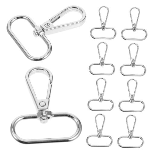Gogogmee 15 Stück Teiliges Lobster Verschlüsse mit Innenbreite Drehbare DIY Schlüsselanhänger Haken Silberfarbene Schmuckverschlüsse für Armbänder Halsketten und Bastelbedarf Gogogmee 15 Stück Teiliges Lobster Verschlüsse mit Innenbreite Drehbare DIY Schlüsselanhänger Haken Silberfarbene Schmuckverschlüsse für Armbänder Halsketten und Bastelbedarf von Gogogmee