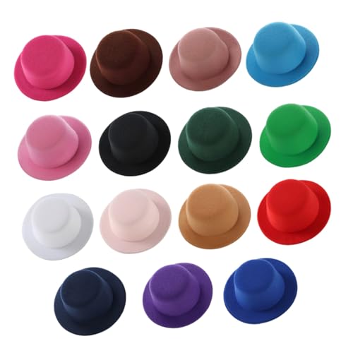 Gogogmee 15 Stück Teiliges Mini Puppenhut Bunte Lolita-Stil Miniatur Hüte Weiche DIY Puppenkleidung Accessoires Geeignet für Puppenfotografie Puppenhaus Dekoration Bastelprojekte Gogogmee 15 Stück Teiliges Mini Puppenhut Bunte Lolita-Stil Miniatur Hüte Weiche DIY Puppenkleidung Accessoires Geeignet für Puppenfotografie Puppenhaus Dekoration Bastelprojekte von Gogogmee