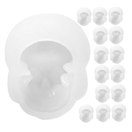 Gogogmee 15 Stück Teiliges Silikon-schädel-formset für Halloween Langlebige Gießform für Epoxidharz und Resin Vielseitig für DIY Schmuckanhänger Halsketten Süßigkeiten und Kerzenherstellung Gogogmee 15 Stück Teiliges Silikon-schädel-formset für Halloween Langlebige Gießform für Epoxidharz und Resin Vielseitig für DIY Schmuckanhänger Halsketten Süßigkeiten und Kerzenherstellung von Gogogmee