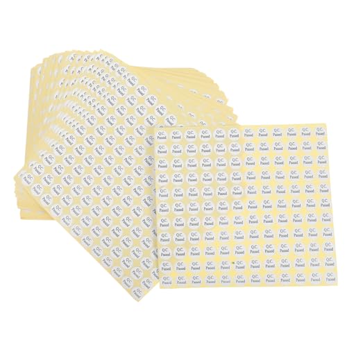 Gogogmee 150 Blatt Pass Das Inspektionsetikett Kreisetiketten Abziehbilder Bestanden Etikettenaufkleber Bestanden Qc-etiketten Prüfplakette Aufkleber Aus Beschichtetem Papier Weiß Gogogmee 150 Blatt Pass Das Inspektionsetikett Kreisetiketten Abziehbilder Bestanden Etikettenaufkleber Bestanden Qc-etiketten Prüfplakette Aufkleber Aus Beschichtetem Papier Weiß von Gogogmee