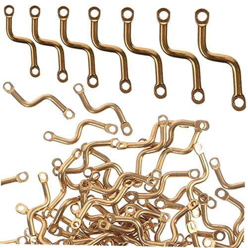 Gogogmee 150 Stück Diy Schmuckverbindungen Teilig Robustem S Förmige Verbindungselemente für Armbänder und Ohrringe Hochwertige Schmuckherstellung Zubehör von Gogogmee