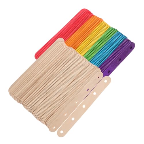 Gogogmee 150 Stück Teiliges Eisstiele mit Löchern Robuste Glatte Holzstäbchen Natur für DIY Bastelprojekte Modellbau Schulbedarf und Kreative Dekorationen Gogogmee 150 Stück Teiliges Eisstiele mit Löchern Robuste Glatte Holzstäbchen Natur für DIY Bastelprojekte Modellbau Schulbedarf und Kreative Dekorationen von Gogogmee