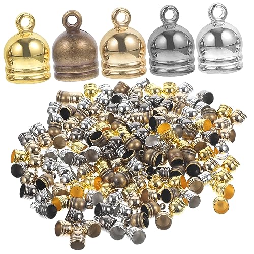 Gogogmee 150Stücke Endkappen für Schmuckherstellung DIY Quasten Kappen für Armband Halskette und Ohrringe für Kreative Bastelprojekte und von Gogogmee