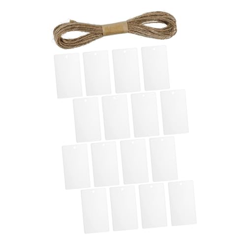 Gogogmee 16 Stück Teiliges Acryl hängeetiketten Aufbewahrungskörbe Weiße Korbetiketten mit Schnur Beschreibbar Langlebig Vielseitig Einsetzbar für Küche und Vorratsbehälter Gogogmee 16 Stück Teiliges Acryl hängeetiketten Aufbewahrungskörbe Weiße Korbetiketten mit Schnur Beschreibbar Langlebig Vielseitig Einsetzbar für Küche und Vorratsbehälter von Gogogmee