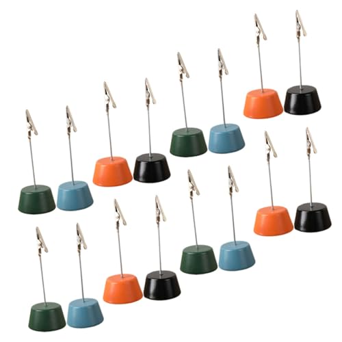 Gogogmee 16 Stück Teiliges Bunte Holz Desktop Fotoklammern Multifunktionale Memo und Kartenhalter aus Langlebigem Holz und Dekorative Notizclips für Büro und Zuhause Gogogmee 16 Stück Teiliges Bunte Holz Desktop Fotoklammern Multifunktionale Memo und Kartenhalter aus Langlebigem Holz und Dekorative Notizclips für Büro und Zuhause von Gogogmee