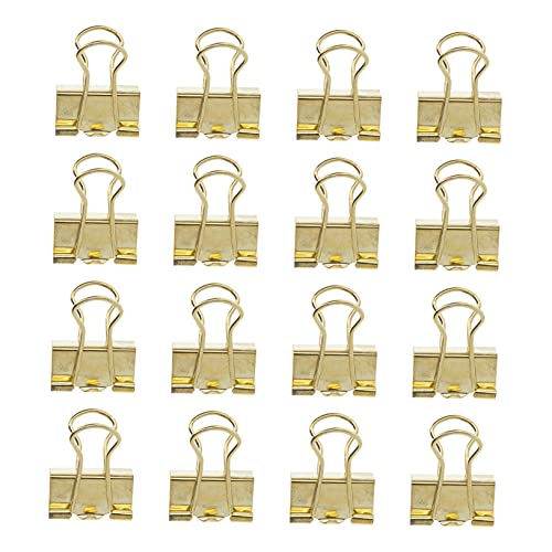 Gogogmee 16 Stück Teiliges Goldene Binder Clips Vielseitige Büroklammern für Papier Belege Notizen Stabile Metallklammern für Büro Schule und Zuhause Edle ohne Grate Gogogmee 16 Stück Teiliges Goldene Binder Clips Vielseitige Büroklammern für Papier Belege Notizen Stabile Metallklammern für Büro Schule und Zuhause Edle ohne Grate von Gogogmee