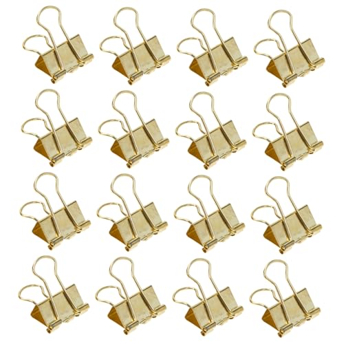 Gogogmee 16 Stück Teiliges Goldene Papierklammern Langlebige Büroklammern für Dokumentenorganisation Vielseitige Klammern für Zuhause und Schule Hochwertige Metallclips für Rechnungen und Gogogmee 16 Stück Teiliges Goldene Papierklammern Langlebige Büroklammern für Dokumentenorganisation Vielseitige Klammern für Zuhause und Schule Hochwertige Metallclips für Rechnungen und von Gogogmee