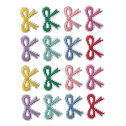 Gogogmee 16 Stück Teiliges Schleifen Bügelflicken Selbstklebende Bestickte Applikationen aus Polyester Einfache DIY Kleidung Rucksack Jeans Schuh Dekoration Langlebig und Farbintensiv Gogogmee 16 Stück Teiliges Schleifen Bügelflicken Selbstklebende Bestickte Applikationen aus Polyester Einfache DIY Kleidung Rucksack Jeans Schuh Dekoration Langlebig und Farbintensiv von Gogogmee