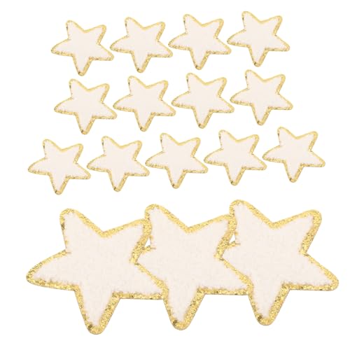 Gogogmee 16 Stück Teiliges Selbstklebende Stern Aufnäher mit Goldglänzendem Rand Bestickte Sterne zum Aufbügeln Waschbare Applikationen für Jacken Kleidung Rucksäcke Hemden Kreative Gogogmee 16 Stück Teiliges Selbstklebende Stern Aufnäher mit Goldglänzendem Rand Bestickte Sterne zum Aufbügeln Waschbare Applikationen für Jacken Kleidung Rucksäcke Hemden Kreative von Gogogmee
