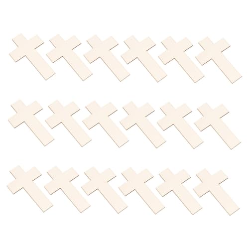Gogogmee 18 Stück Teiliges Holzkreuze zum Bemalen und Dekorieren Umweltfreundliche DIY Bastelstücke Leichtes Holz Kreuzform für Weihnachtsdeko Hochzeiten Kirchen und Wohnraumgestaltung Gogogmee 18 Stück Teiliges Holzkreuze zum Bemalen und Dekorieren Umweltfreundliche DIY Bastelstücke Leichtes Holz Kreuzform für Weihnachtsdeko Hochzeiten Kirchen und Wohnraumgestaltung von Gogogmee