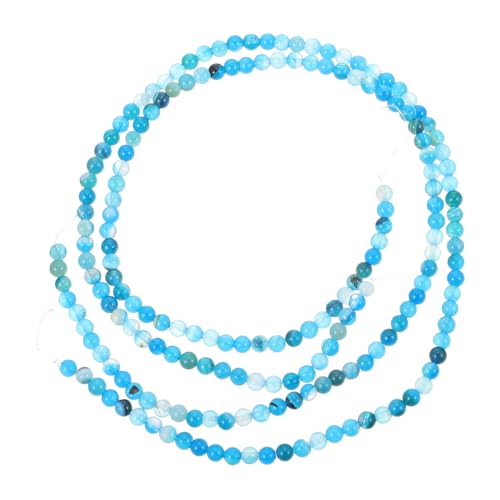 Gogogmee 180 Stück Natürliche Streifen agate Rundsteinperlen DIY Schmuckherstellung Bastelperlen für Armbänder Halsketten Bastelsets von Gogogmee