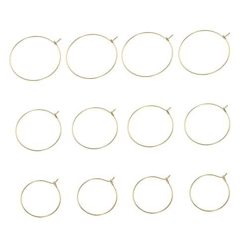 Gogogmee 180 Stück Teiliges Ohrring Ring Vergoldete Rundperlen Kreise Leichte Schmuckzubehör für DIY Ohrring Herstellung Hautfreundlich und Langlebig Gogogmee 180 Stück Teiliges Ohrring Ring Vergoldete Rundperlen Kreise Leichte Schmuckzubehör für DIY Ohrring Herstellung Hautfreundlich und Langlebig von Gogogmee