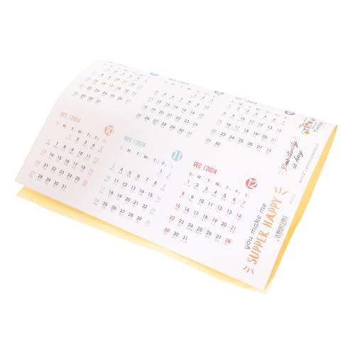 Gogogmee 1Blatt Kalenderaufkleber Selbstklebende Monatliche Notizbuch Sticker für Kreative DIY Projekte für Planner Scrapbooking und Bürobedarf Praktisch und Langlebig von Gogogmee