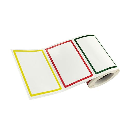 Gogogmee 1Rolle DIY Namensetiketten Selbstklebende Bunte Aufkleber für Schule Büro und Zuhause Beschriften und Organisieren Einfach zu Verwenden Gogogmee 1Rolle DIY Namensetiketten Selbstklebende Bunte Aufkleber für Schule Büro und Zuhause Beschriften und Organisieren Einfach zu Verwenden von Gogogmee
