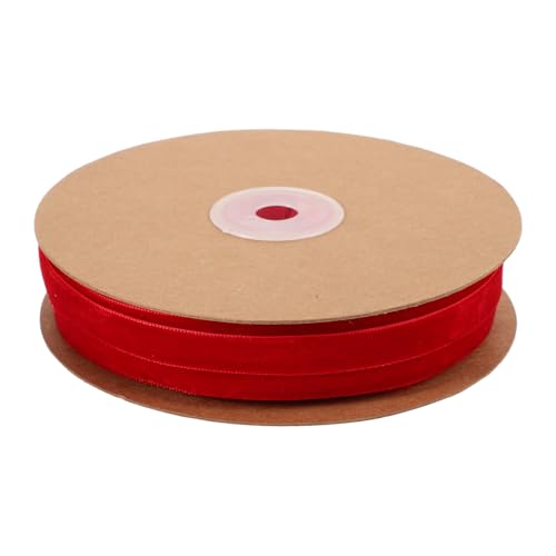 Gogogmee 1Rolle Einseitiges Samtband Yards Weiches Bastelband für Geschenkpaktierung DIY Schleifen Modeaccessoires Partydekorationen Haarschmuck und Heimtextilien von Gogogmee