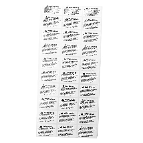 Gogogmee 1Rolle Erstickungswarnaufkleber Selbstklebende Choke Warnetiketten für Sichere Aufbewahrung Hochsichtbare Kennzeichnung für Verpackungen Gogogmee 1Rolle Erstickungswarnaufkleber Selbstklebende Choke Warnetiketten für Sichere Aufbewahrung Hochsichtbare Kennzeichnung für Verpackungen von Gogogmee