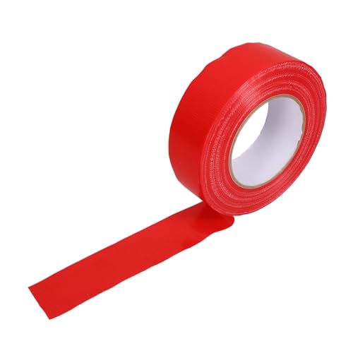 Gogogmee 1Rolle Isolierband Stoffklebeband für Teppichreparaturen Wasserfest Reißfest Vielseitig Einsetzbar für Abdichten Verpacken Buchbindung Rotes Klebeband Breit von Gogogmee