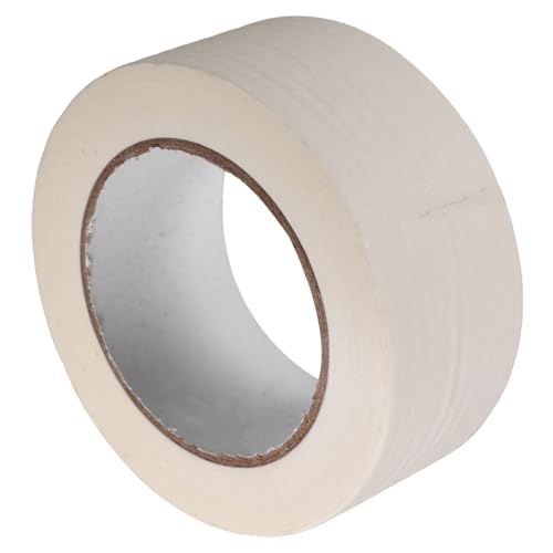 Gogogmee 1Rolle Klebeband für Malerarbeiten Abdeckband Hochtemperaturbeständig Beschreibbar Leicht Abziehbar für Kfz Lackierung Weißes Malerband für Präzise Lackierungen von Gogogmee