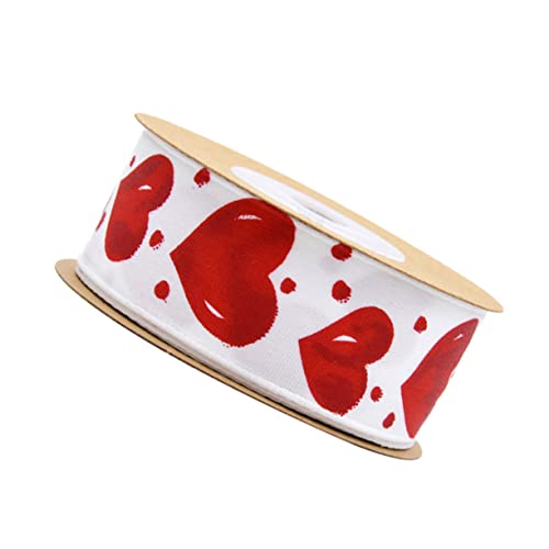 Gogogmee 1Rolle Roll Premium Herz Druckband für Geschenkverpackung und DIY Dekoration für Valentinstag Hochzeiten und Besondere Anlässe Gogogmee 1Rolle Roll Premium Herz Druckband für Geschenkverpackung und DIY Dekoration für Valentinstag Hochzeiten und Besondere Anlässe von Gogogmee