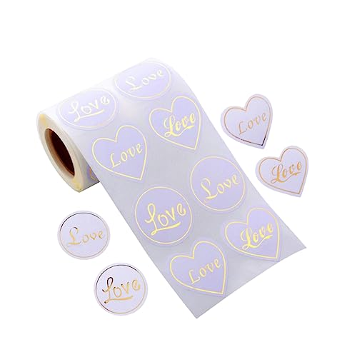 Gogogmee 1Rolle Valentinstag Aufkleber Goldene mit Verschiedenen Designs für Einladungen und Dekoration Scrapbooking und Partybedarf Gogogmee 1Rolle Valentinstag Aufkleber Goldene mit Verschiedenen Designs für Einladungen und Dekoration Scrapbooking und Partybedarf von Gogogmee