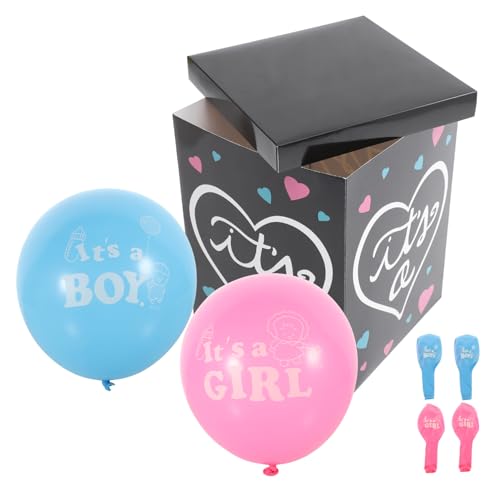 Gogogmee 1Satz Ballonbox für Jungen oder Geschlechtsenthüllung mit Luftballons Dekorative für Babyparty und Geschlechtsreveals Langlebig Gogogmee 1Satz Ballonbox für Jungen oder Geschlechtsenthüllung mit Luftballons Dekorative für Babyparty und Geschlechtsreveals Langlebig von Gogogmee