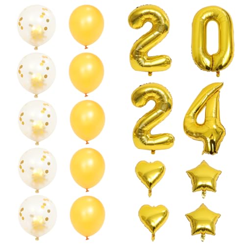 Gogogmee 1Satz Neujahrsballon Dekoration Teiliges Festival Ballons für Silvester Party Aluminiumfolienballons für Festliche Anlässe Gogogmee 1Satz Neujahrsballon Dekoration Teiliges Festival Ballons für Silvester Party Aluminiumfolienballons für Festliche Anlässe von Gogogmee