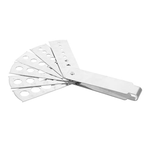 Gogogmee 1Satz Präzises Messwerkzeug für Schmuckherstellung und DIY Projekte Vielseitig Einsetzbar mit Kreisförmigen Löchern für Exakte Größenmessungen Gogogmee 1Satz Präzises Messwerkzeug für Schmuckherstellung und DIY Projekte Vielseitig Einsetzbar mit Kreisförmigen Löchern für Exakte Größenmessungen von Gogogmee