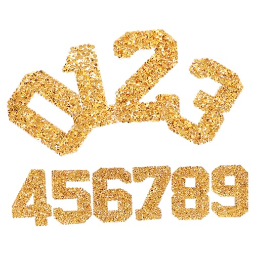 Gogogmee 1Satz Strass Aufnäher zum Bügeln Glitzernde DIY Patches für Kleidung Mützen und Taschen Goldene zum Verzieren und Reparieren von Textilien Gogogmee 1Satz Strass Aufnäher zum Bügeln Glitzernde DIY Patches für Kleidung Mützen und Taschen Goldene zum Verzieren und Reparieren von Textilien von Gogogmee