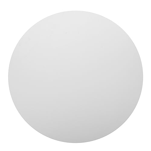 Gogogmee 1Stück Rundes Leinwandbrett Hochwertige Malpappe für Künstler für Öl und Acrylfarben Stabile und Langlebige Zeichenfläche Bastler von Gogogmee