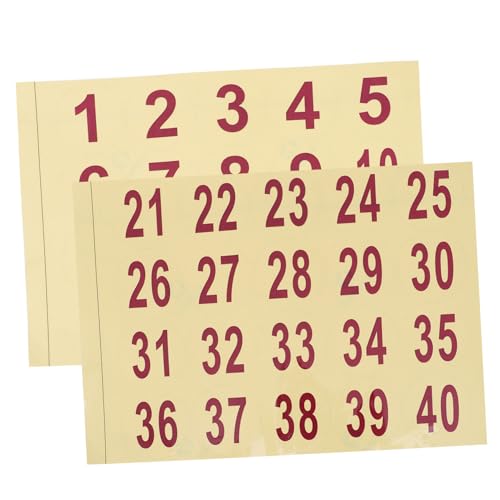 Gogogmee 2 Blätter Wasserdichte Runde Nummernaufkleber Bögen Selbstklebend Große Zahl sticker für Hausnummern Mülltonnen Wasserflaschen Türen Markierung Gogogmee 2 Blätter Wasserdichte Runde Nummernaufkleber Bögen Selbstklebend Große Zahl sticker für Hausnummern Mülltonnen Wasserflaschen Türen Markierung von Gogogmee