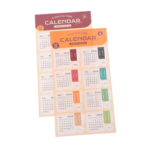 Gogogmee 2 Blatt Kalender Aufkleber Monatsregister Tabs Selbstklebend Planer Etiketten Für Notizbücher Journale Vielseitige Seitenmarker Organisator Zubehör von Gogogmee