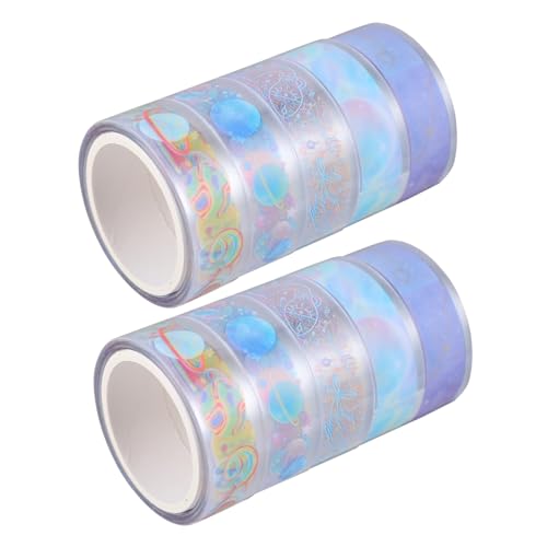 Gogogmee 2 Boxen Boxen Pet Washi Tape Klebeband Transparent Dekorativ DIY Scrapbooking Basteln Masking Tape für Handarbeit und Notizbücher Gogogmee 2 Boxen Boxen Pet Washi Tape Klebeband Transparent Dekorativ DIY Scrapbooking Basteln Masking Tape für Handarbeit und Notizbücher von Gogogmee