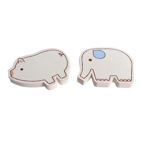Gogogmee 2 Packungen Cartoon Haftnotizen Blanko Notizkarten mit Schwein und Elefant Motiv Süße Tragbare Schreibpapier für Büro Schule Praktische Party Gruß und Geburtstagskarten Gogogmee 2 Packungen Cartoon Haftnotizen Blanko Notizkarten mit Schwein und Elefant Motiv Süße Tragbare Schreibpapier für Büro Schule Praktische Party Gruß und Geburtstagskarten von Gogogmee