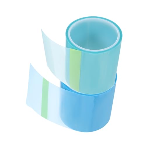 Gogogmee 2 Rollen Epoxidharzband Transparentes Hochtemperaturbeständiges Klebeband für DIY Projekte Pack Blau Himmelblau Nahtloses Design für Harz und Bastelarbeiten von Gogogmee