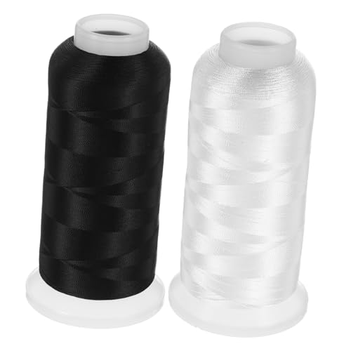 Gogogmee 2 Rollen Glattes Nähgarn für Stickmaschine und Quilting Robuste Nähgarne für Vielseitige Stoffe von Gogogmee