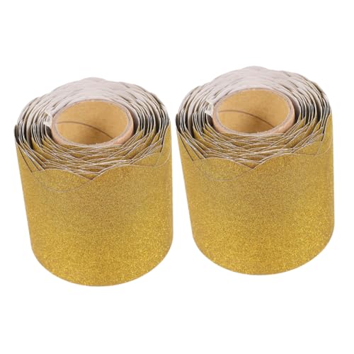 Gogogmee 2 Rollen Glitzernde Schwarze Tafelrand Aufkleber Je Wasserfrei Vielseitig für Klassenzimmer Pinnwand Dekoration Auffällige Festival Bulletin Bordüren Gogogmee 2 Rollen Glitzernde Schwarze Tafelrand Aufkleber Je Wasserfrei Vielseitig für Klassenzimmer Pinnwand Dekoration Auffällige Festival Bulletin Bordüren von Gogogmee
