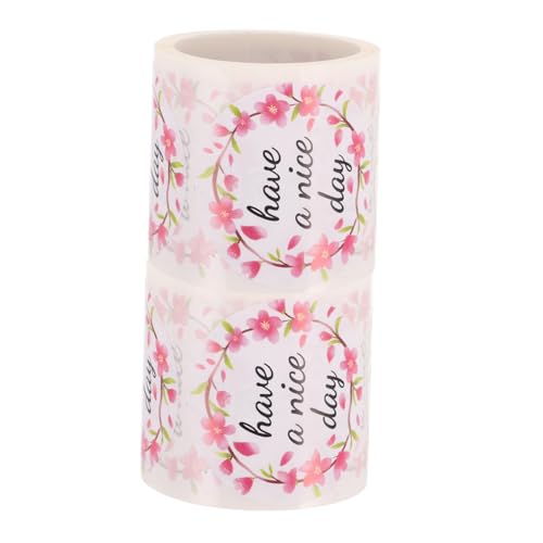 Gogogmee 2 Rollen Kirschblüten Aufkleber Frühlingsblumen Sticker mit Starkem Kleber für Geschenkverpackung Umschläge Bastelbedarf Vielseitig Einsetzbar Dekorative Blütenetiketten Gogogmee 2 Rollen Kirschblüten Aufkleber Frühlingsblumen Sticker mit Starkem Kleber für Geschenkverpackung Umschläge Bastelbedarf Vielseitig Einsetzbar Dekorative Blütenetiketten von Gogogmee