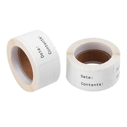 Gogogmee 2 Rollen Küchen Lebensmittel Datumsetiketten Selbstklebende English Record Date Aufkleber Praktische Klassifizierte Notizzettel Für Vorratsbehälter und Gefrierfach Papier Material Gogogmee 2 Rollen Küchen Lebensmittel Datumsetiketten Selbstklebende English Record Date Aufkleber Praktische Klassifizierte Notizzettel Für Vorratsbehälter und Gefrierfach Papier Material von Gogogmee