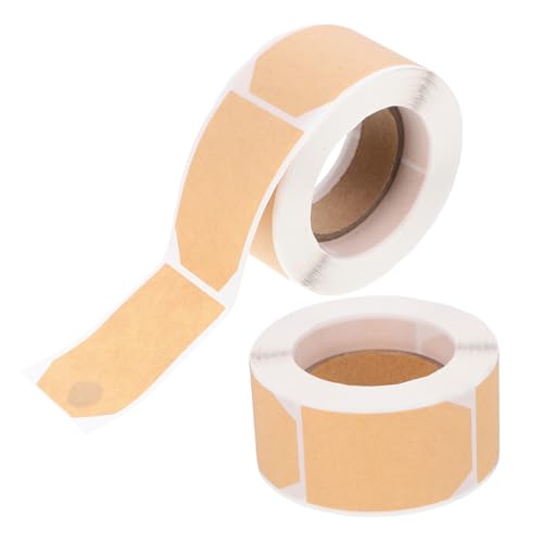 Gogogmee 2 Rollen Natürliche Selbstklebende Blanko Kraftpapier Etiketten Wiederablösbare Beschriftbare Aufkleber für Haushaltsklassifizierung und Scrapbooking Kleberückstände Vielseitig Gogogmee 2 Rollen Natürliche Selbstklebende Blanko Kraftpapier Etiketten Wiederablösbare Beschriftbare Aufkleber für Haushaltsklassifizierung und Scrapbooking Kleberückstände Vielseitig von Gogogmee