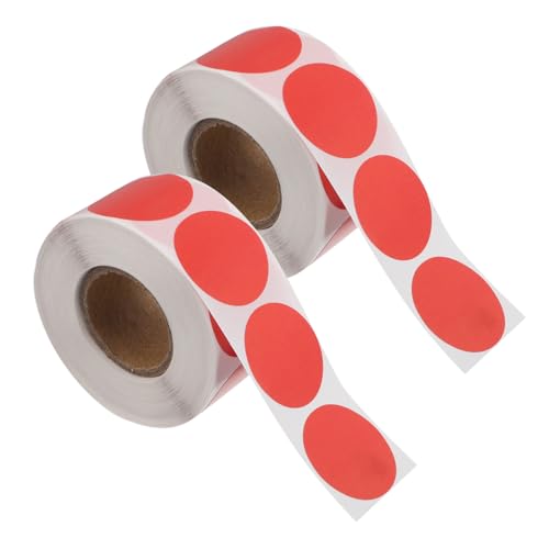 Gogogmee 2 Rollen Rote Selbstklebende Etiketten mit Je Aufklebern Wasserfeste Lebensmittel Labels Wiederbeschreibbar für Gefrier und Einmachgläser Vielseitig für Haushalt und DIY Gogogmee 2 Rollen Rote Selbstklebende Etiketten mit Je Aufklebern Wasserfeste Lebensmittel Labels Wiederbeschreibbar für Gefrier und Einmachgläser Vielseitig für Haushalt und DIY von Gogogmee