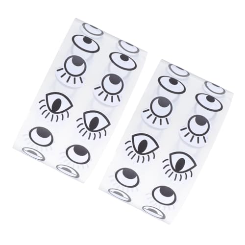 Gogogmee 2 Rollen Selbstklebende Wackelaugen Sticker für Kreative DIY Bastelaugen Leicht Abziehbar Vielseitig Einsetzbar für Scrapbooking und Bastelprojekte Spielerisch und Handlich von Gogogmee