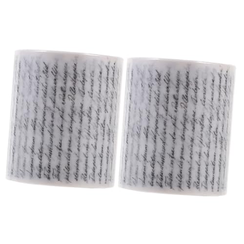Gogogmee 2 Rollen Washi klebeband Vintage Scrapbook Dekoratives Tape Selbstklebend Papier DIY Bastelband für Tagebuch Journal Geschenkverpackung Gogogmee 2 Rollen Washi klebeband Vintage Scrapbook Dekoratives Tape Selbstklebend Papier DIY Bastelband für Tagebuch Journal Geschenkverpackung von Gogogmee