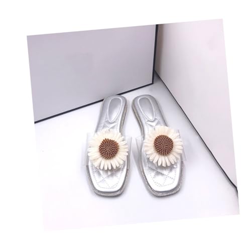 Gogogmee 2 STÜCK DIY Blumen Accessoires für Schuhe und Kleidung Handgemachte Sonnenblumen Dekoration für Mädchen Vintage Patches für Hüte und Garment Accessoires Beige Hellbraun von Gogogmee