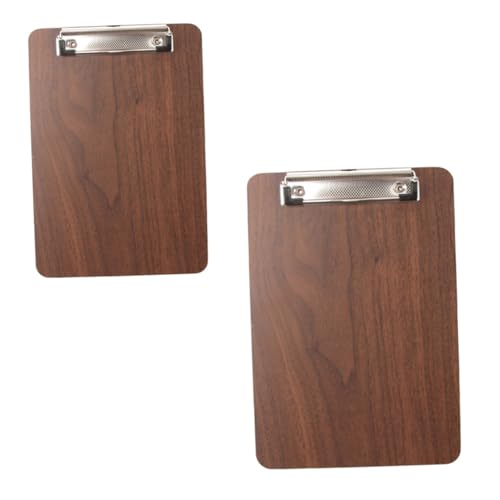 Gogogmee 2 STÜCK Teiliges Holzboard mit Edelstahlklemme Robuste Küchen menühalter Glatte Kanten Platzsparend Hängend für Restaurant und Zuhause Gogogmee 2 STÜCK Teiliges Holzboard mit Edelstahlklemme Robuste Küchen menühalter Glatte Kanten Platzsparend Hängend für Restaurant und Zuhause von Gogogmee
