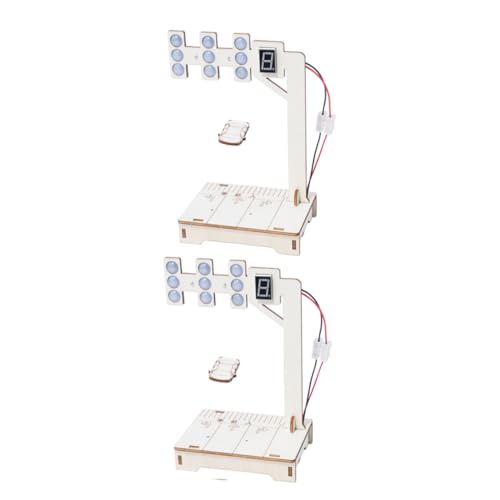 Gogogmee 2 Sätze Stem Lernspielzeug Ampel Modell DIY Holzbausatz für Familienspaß Digitale Programmierung Fördert Eltern Junge Mädchen Kommunikation und Technisches Grundverständnis Gogogmee 2 Sätze Stem Lernspielzeug Ampel Modell DIY Holzbausatz für Familienspaß Digitale Programmierung Fördert Eltern Junge Mädchen Kommunikation und Technisches Grundverständnis von Gogogmee