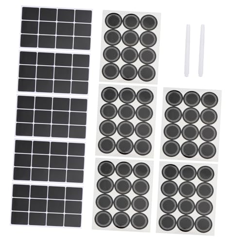 Gogogmee 2 Sätze löschbare Aufkleber preisschild slico scrapbbok schnell hefter Flaschen Wasserfeste Aufkleber Etikettenpasten Verpackungsetiketten Etikettenaufkleber flüssiges Pulver Black Gogogmee 2 Sätze löschbare Aufkleber preisschild slico scrapbbok schnell hefter Flaschen Wasserfeste Aufkleber Etikettenpasten Verpackungsetiketten Etikettenaufkleber flüssiges Pulver Black von Gogogmee