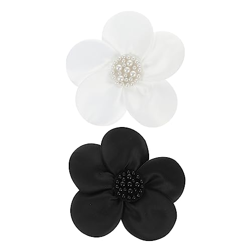 Gogogmee 2 Stück Blumen Stickerei Patches Dekorative Fünf Blütenblatt Blume Aufnäher für Diy Kleidung Modeaccessoires von Gogogmee