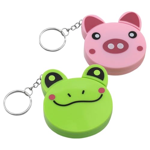 Gogogmee 2 Stück Entzückendes Mini-maßband Für Kinder Mit Verspielten Tiermotiven Flexibles Maßband Zum Nähen Für Jungen Und Mädchen Lernhilfe Tragbarer Schlüsselanhänger Gogogmee 2 Stück Entzückendes Mini-maßband Für Kinder Mit Verspielten Tiermotiven Flexibles Maßband Zum Nähen Für Jungen Und Mädchen Lernhilfe Tragbarer Schlüsselanhänger von Gogogmee